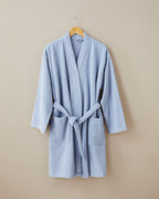 Cotton Bathrobe S-M Hydrangea - Purple