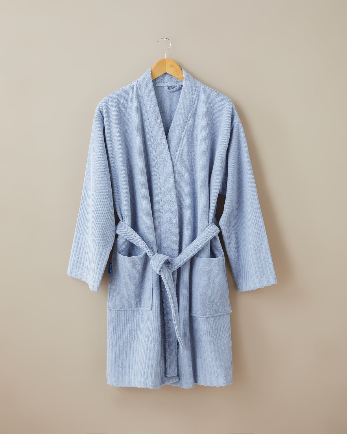 Cotton Bathrobe S-M Hydrangea - Purple