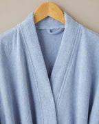 Cotton Bathrobe S-M Hydrangea - Dusty Rose (view 2)