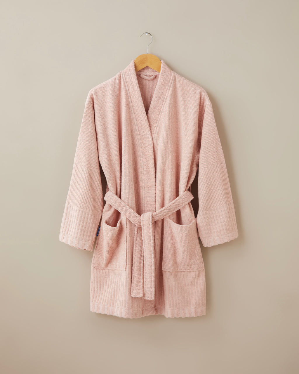 Cotton Bathrobe S-M Hydrangea (view 6)