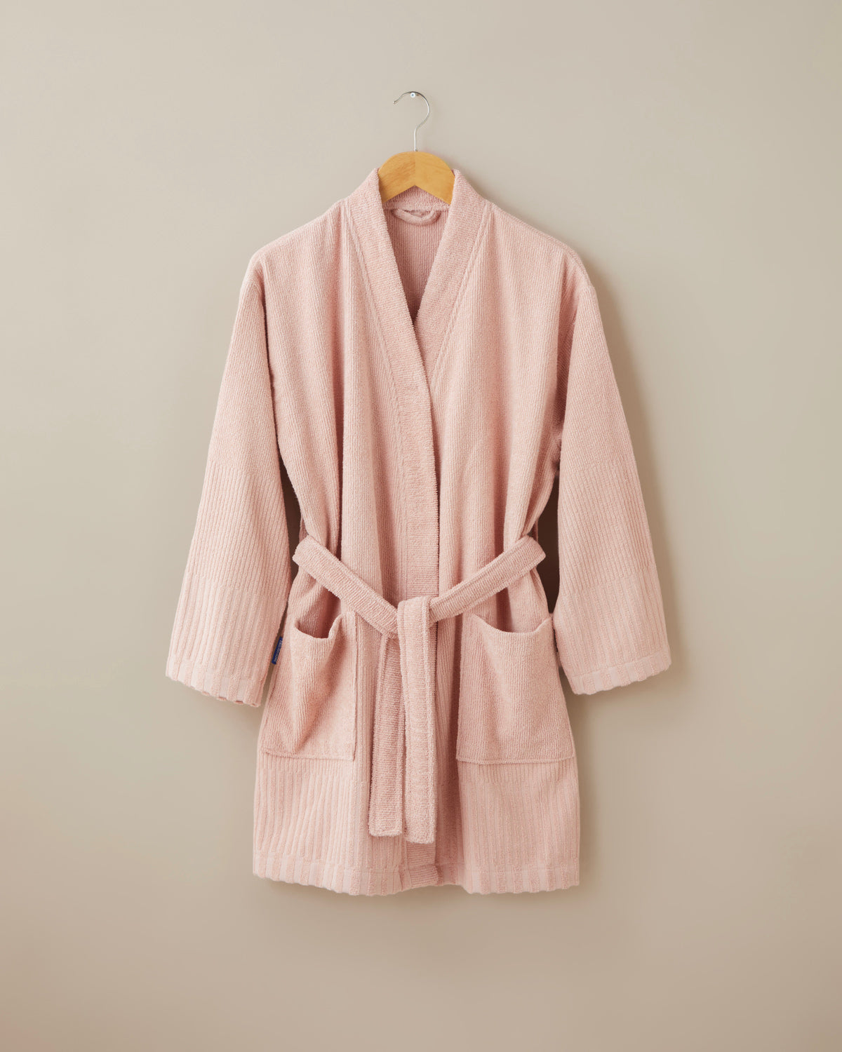 Cotton Bathrobe S-M Hydrangea (view 6)
