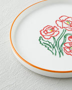 Roselle Ceramic 4 pcs Cake Set 16 cm Colored (view 3)