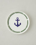 Ceramic Cake Plate 16 cm Navy Blue - Green