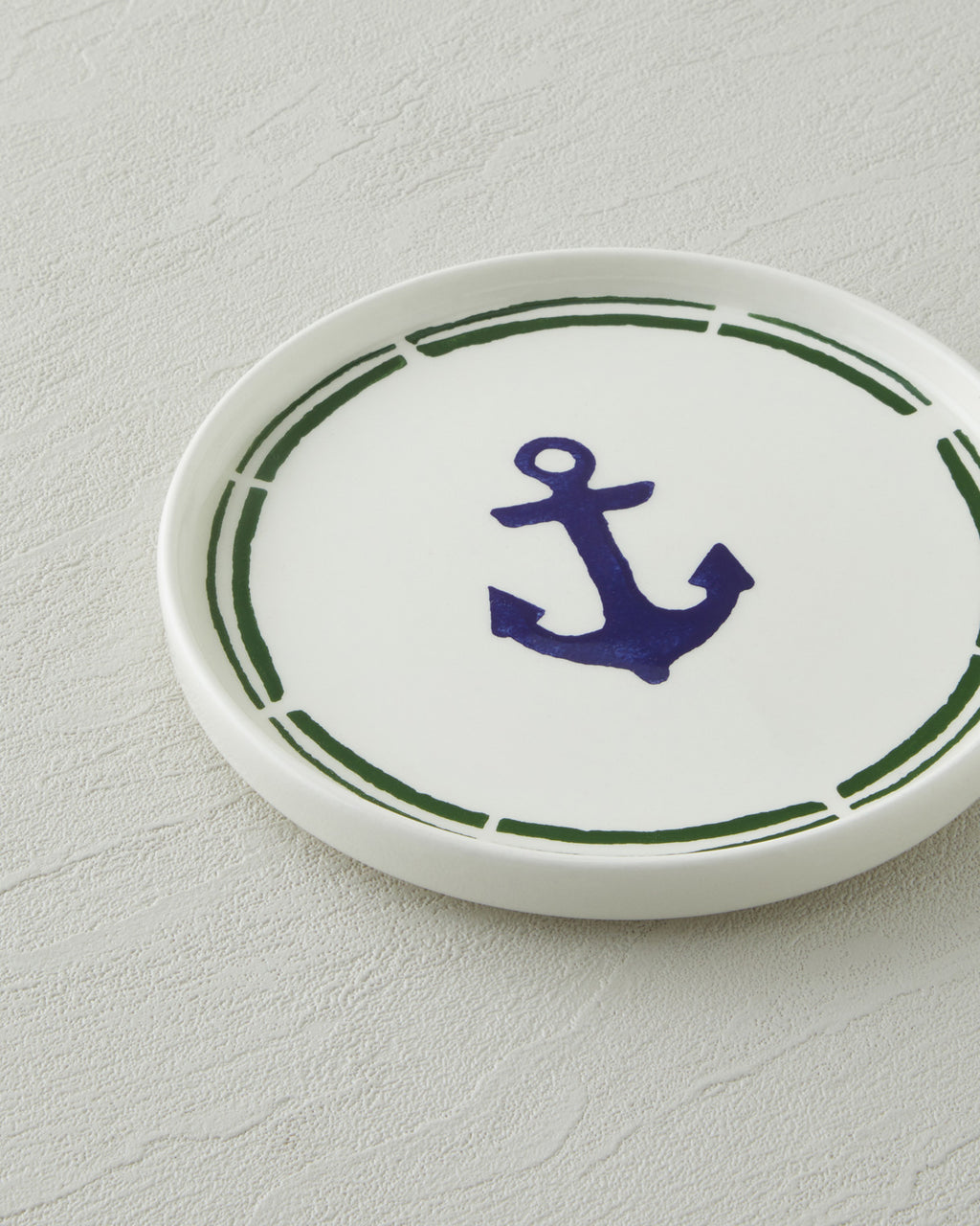 Ceramic Cake Plate 16 cm Navy Blue - Green (view 3)