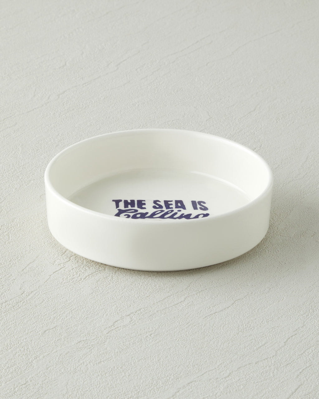 Blue Call Ceramic Bowl 13 cm Navy Blue - Red