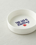 Blue Call Ceramic Bowl 13 cm Navy Blue - Red (view 3)