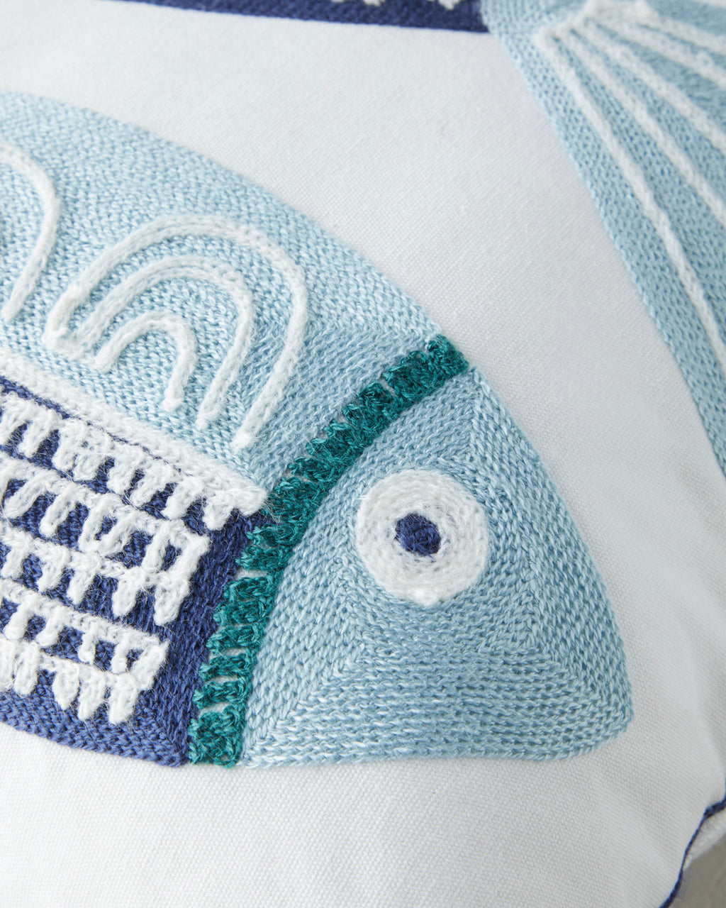 Marlin Toss Pillow Cover 45x45 cm Blue - Beige (view 3)