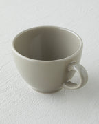 Side Ceramic 2 Pieces 1 Servings Tea Cup 225 ml Cream - Stone (view 5)
