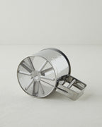 Stainless Steel Flour Sieve Kitchen Tool 10.5 cm Gray (view 2)