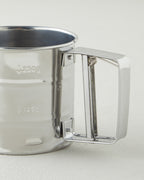 Stainless Steel Flour Sieve Kitchen Tool 10.5 cm Gray (view 3)