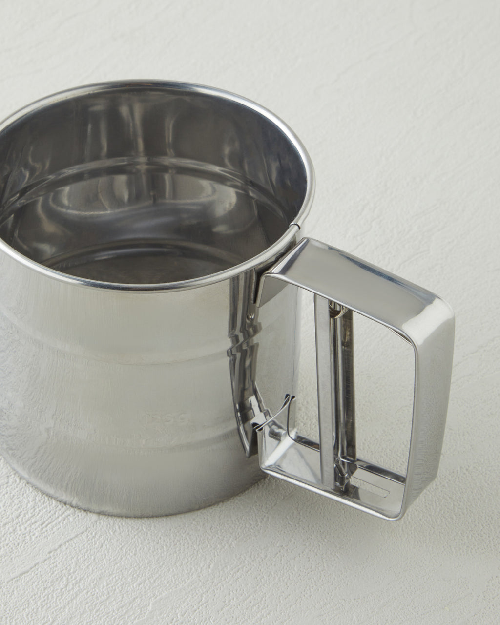 Stainless Steel Flour Sieve Kitchen Tool 10.5 cm Gray (view 4)