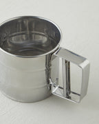 Stainless Steel Flour Sieve Kitchen Tool 10.5 cm Gray (view 4)