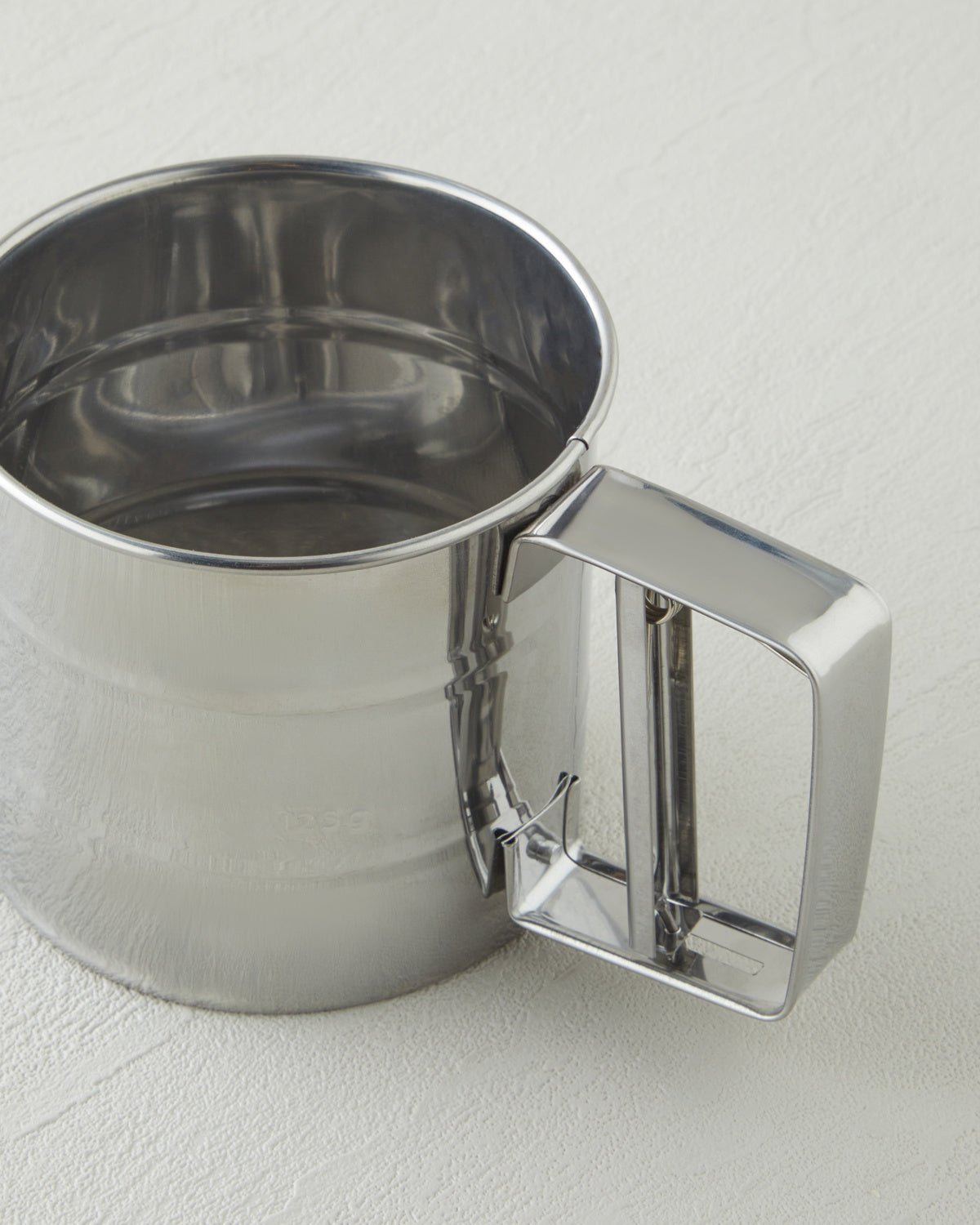 Stainless Steel Flour Sieve Kitchen Tool 10.5 cm Gray (view 4)