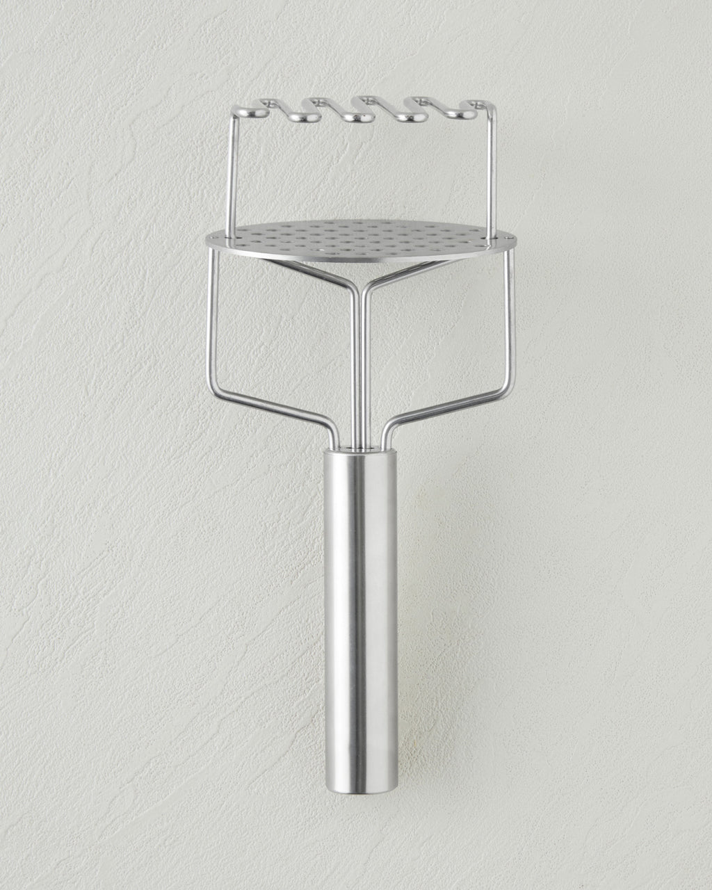 Stainless Steel Potato Masher Kitchen Tool 24 cm Gray