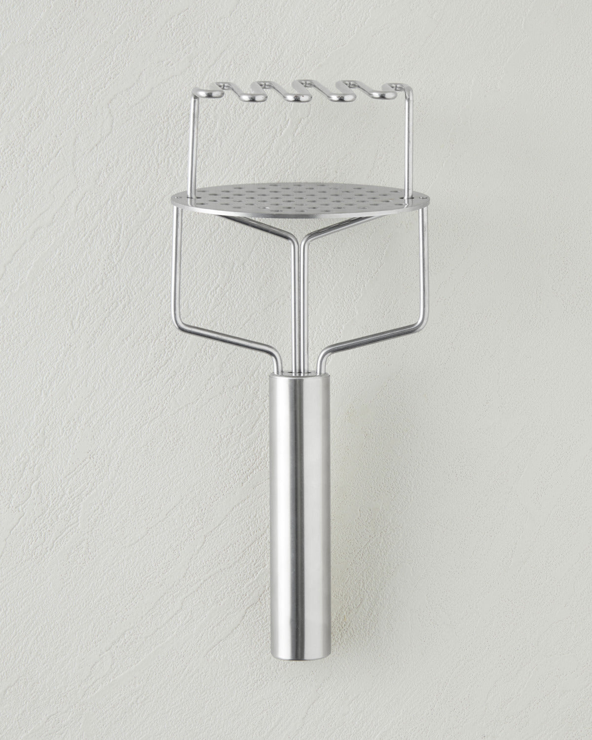 Stainless Steel Potato Masher Kitchen Tool 24 cm Gray