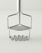Stainless Steel Potato Masher Kitchen Tool 24 cm Gray (view 3)