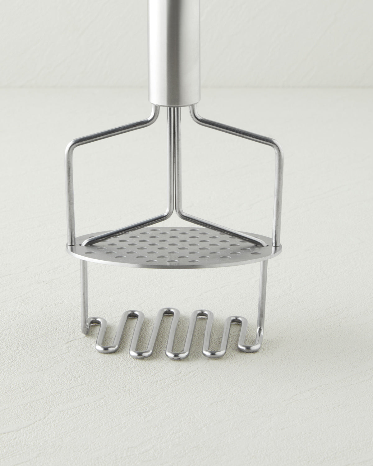 Stainless Steel Potato Masher Kitchen Tool 24 cm Gray (view 3)