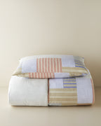 Easy Iron Single Size Duvet Cover Set 160x220 cm Blue - Red