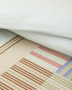 Easy Iron Single Size Duvet Cover Set 160x220 cm Blue - Red (view 3)