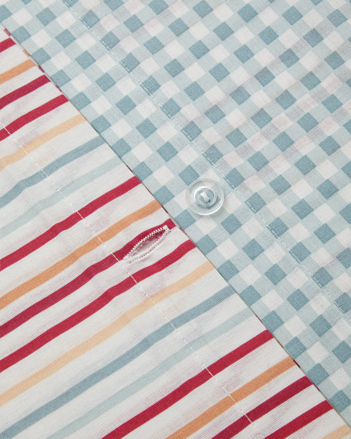 Cotton Single Size Duvet Cover Set 160x220 cm Pink - Orange (view 6)