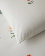 Cotton Single Size Duvet Cover Set 160x220 cm Green - Yellow (view 4)