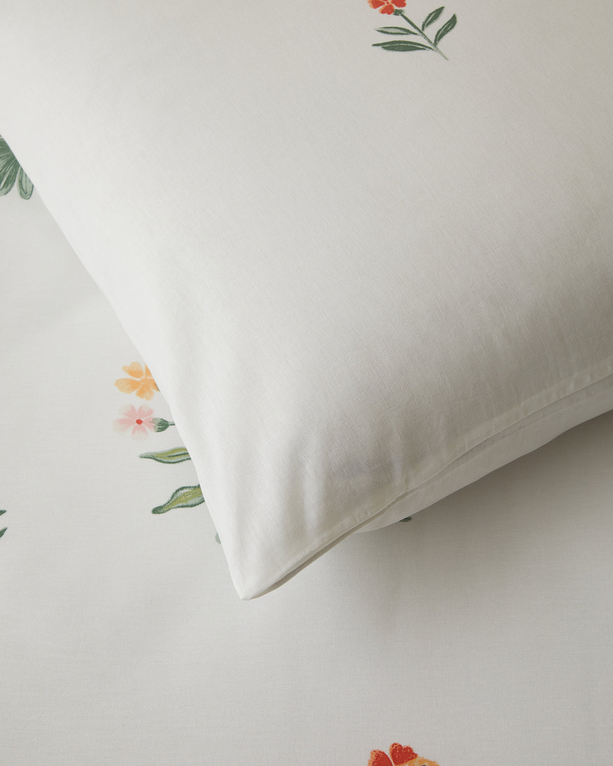 Cotton Single Size Duvet Cover Set 160x220 cm Green - Yellow (view 4)