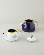 Blue Horizon Enamel Tea Pot 1.1 Liter + 2.3 Liter Navy Blue (view 2)