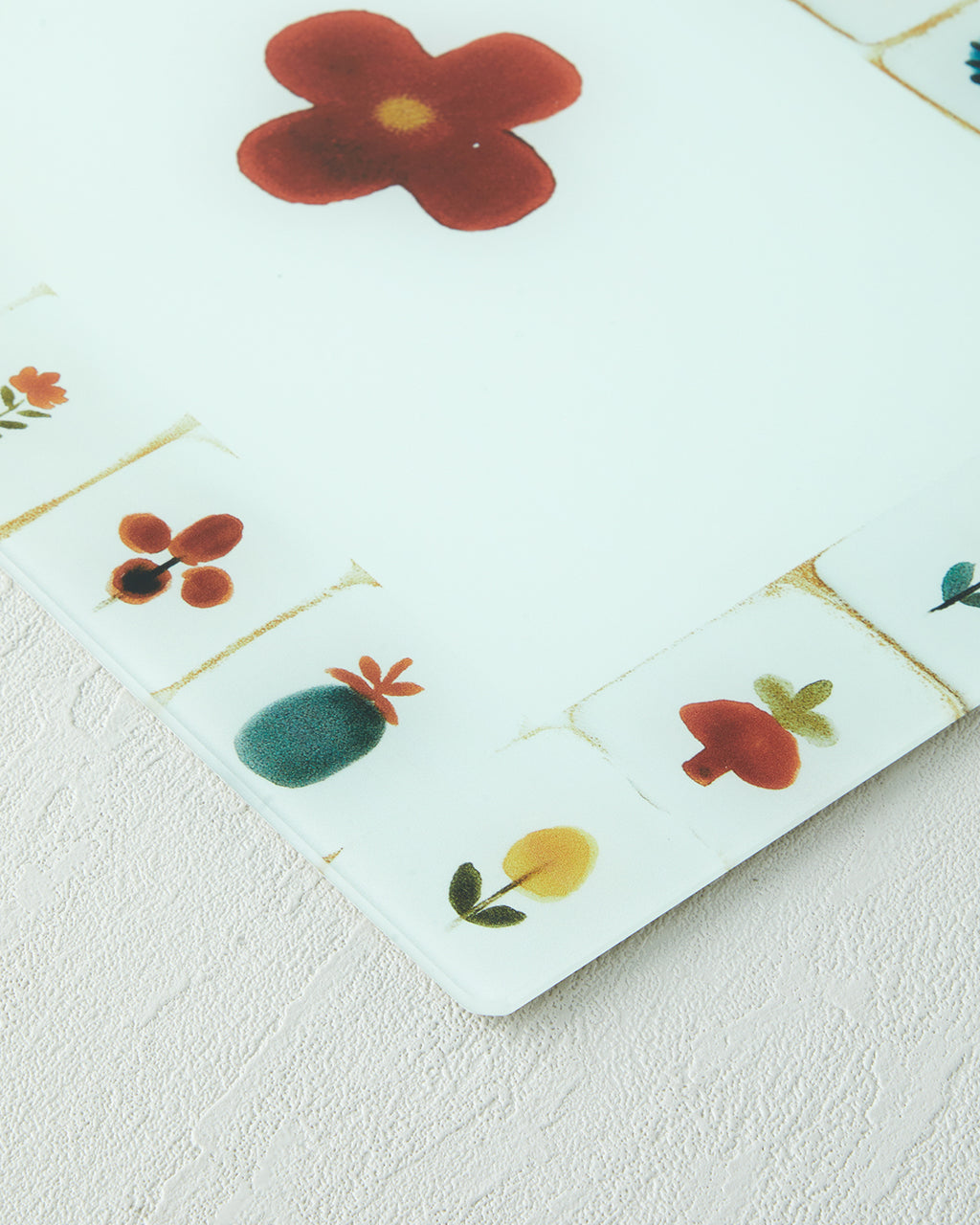 Arnie Glass Cutting Board 20x30 cm Yellow - Green - Blue - Red (view 2)