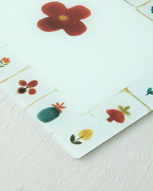 Arnie Glass Cutting Board 20x30 cm Yellow - Green - Blue - Red (view 2)