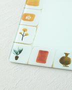 Arnie Glass Cutting Board 20x30 cm Yellow - Green - Blue - Red (view 3)