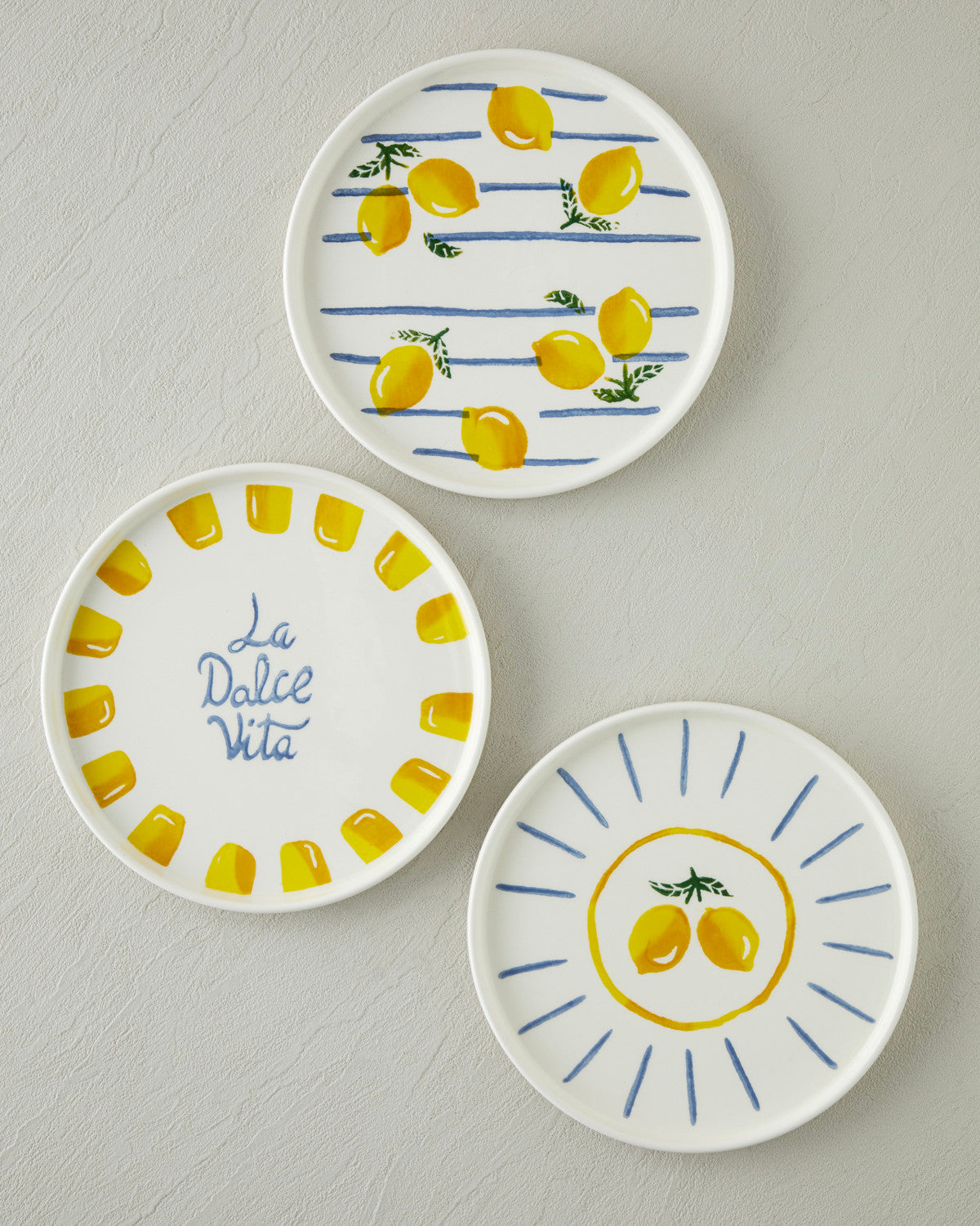 Dolce Vita Ceramic 6 pcs Cake Set 20 cm Yellow (view 2)