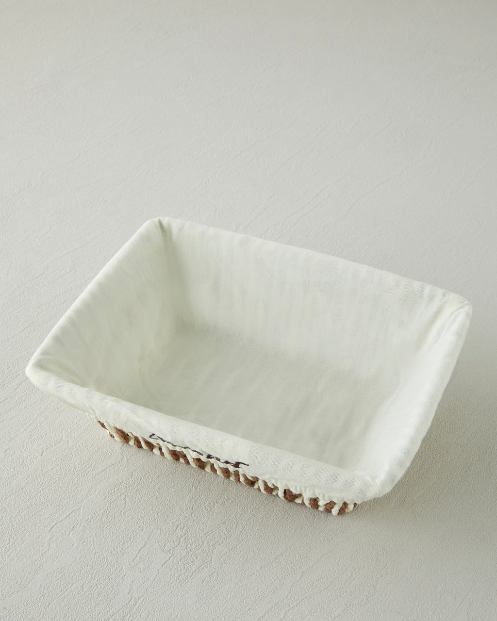 Paper Bread Basket 23.5x18x8 cm Cream (view 3)