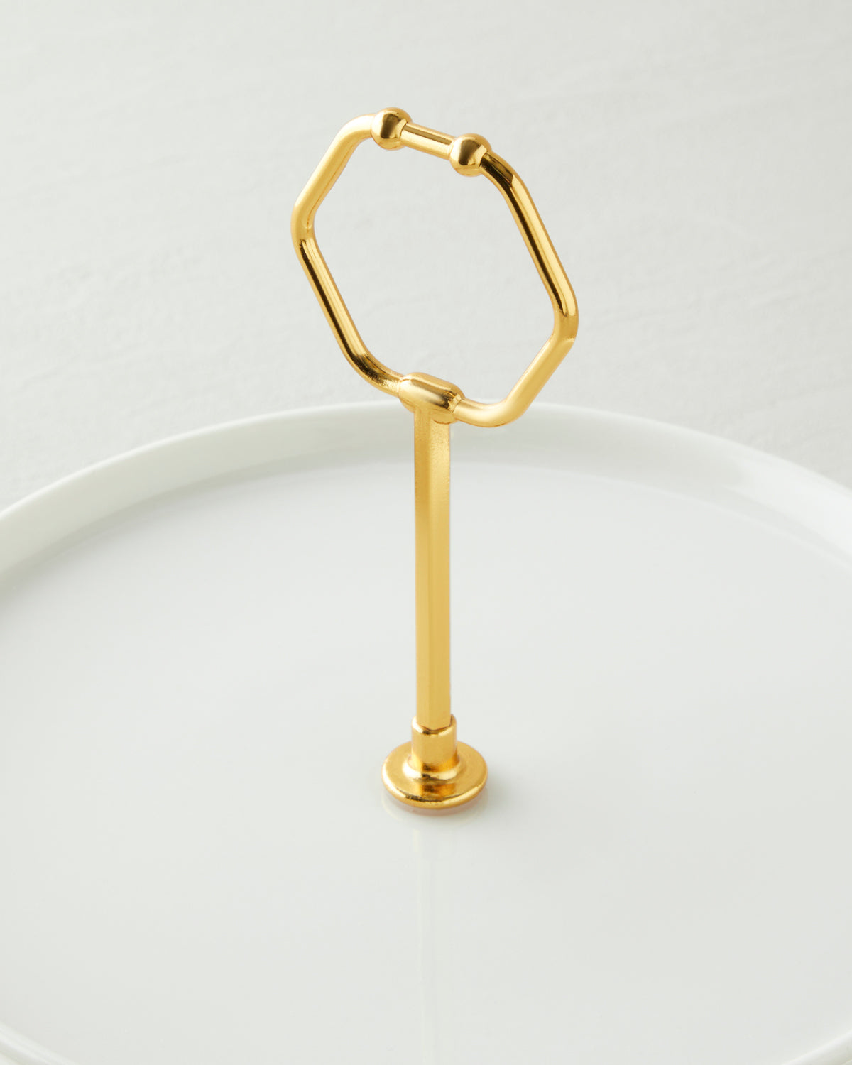 Verona Porcelain Cookie Stand 21+26 cm White (view 4)