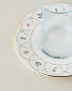 Bloomline Bone Porcelain 12 Pieces 6 Servings Tea Set 170 ml White (view 3)