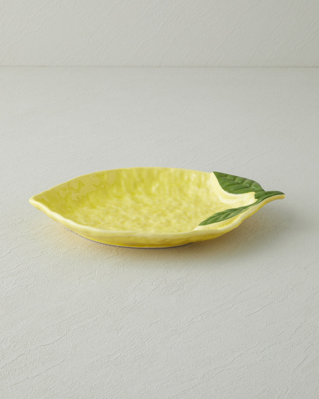 Ceramic Rectangular Plate Yellow - 27x19x3 cm