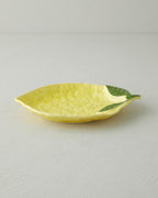 Ceramic Rectangular Plate Yellow - 27x19x3 cm