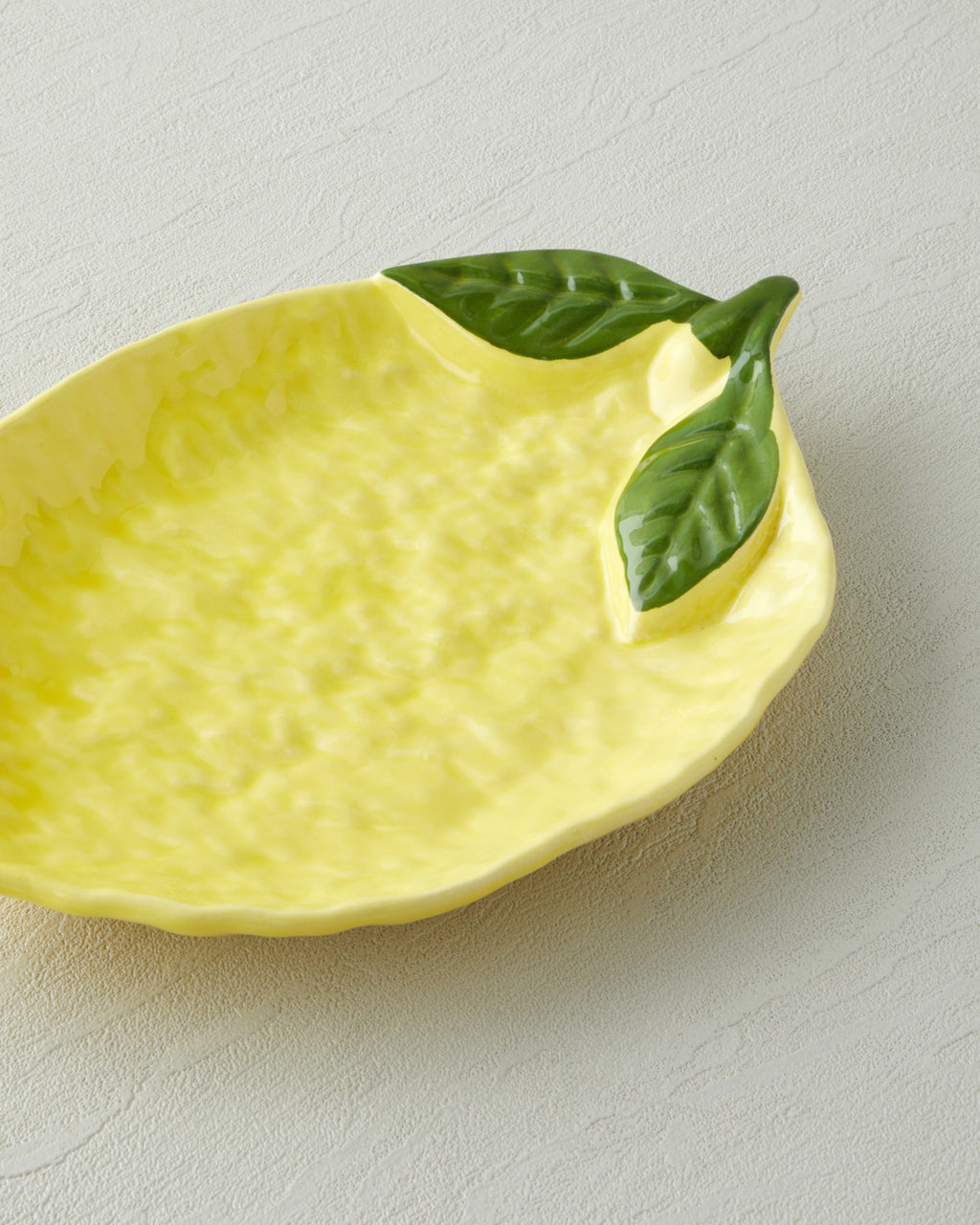 Ceramic Rectangular Plate Yellow (view 3)