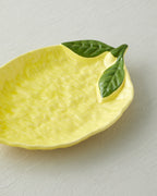 Ceramic Rectangular Plate Yellow (view 3)