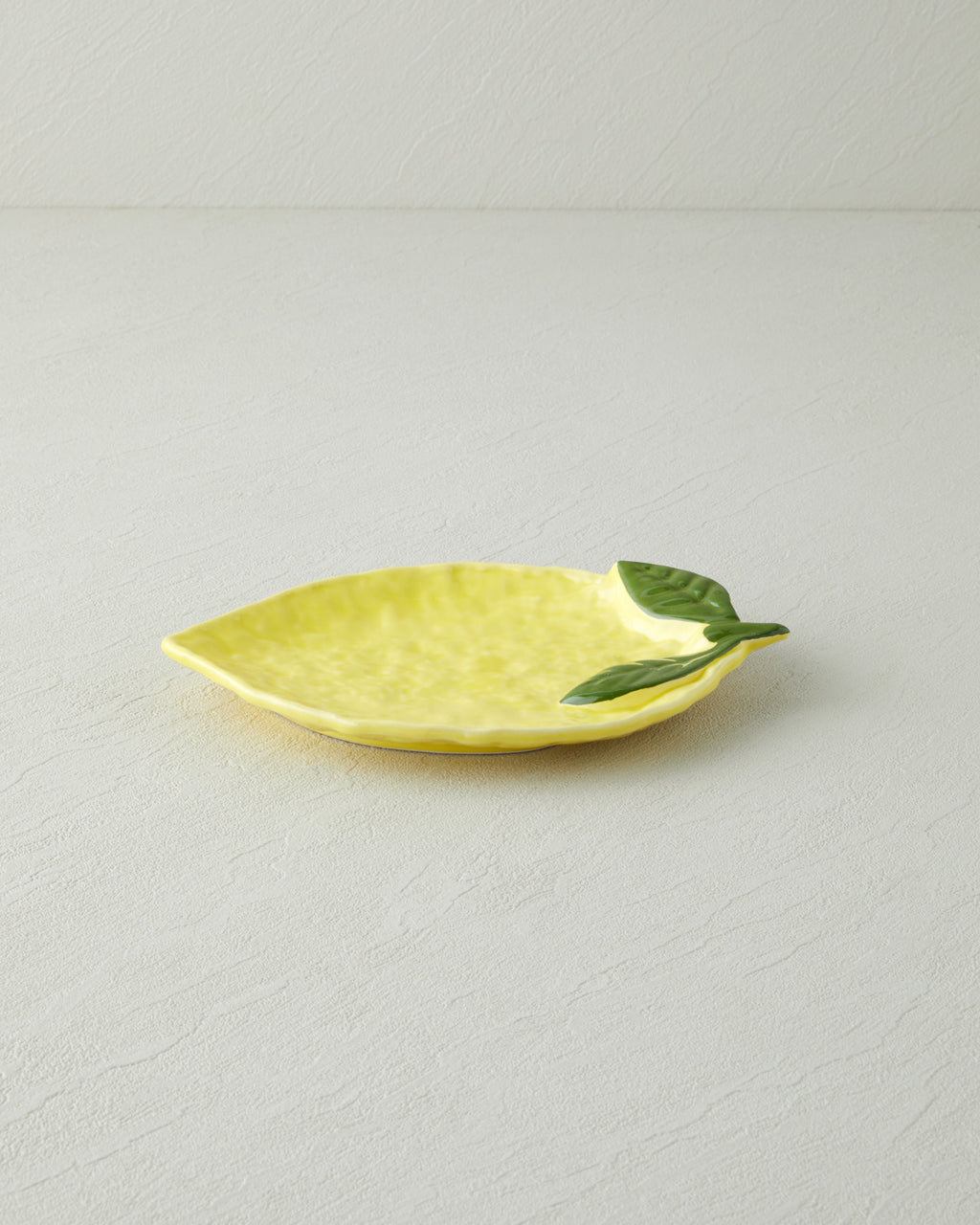 Ceramic Rectangular Plate Yellow (view 5)