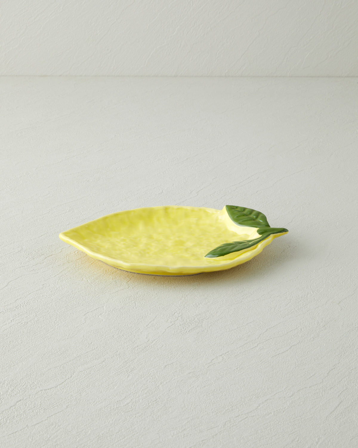 Ceramic Rectangular Plate Yellow (view 5)