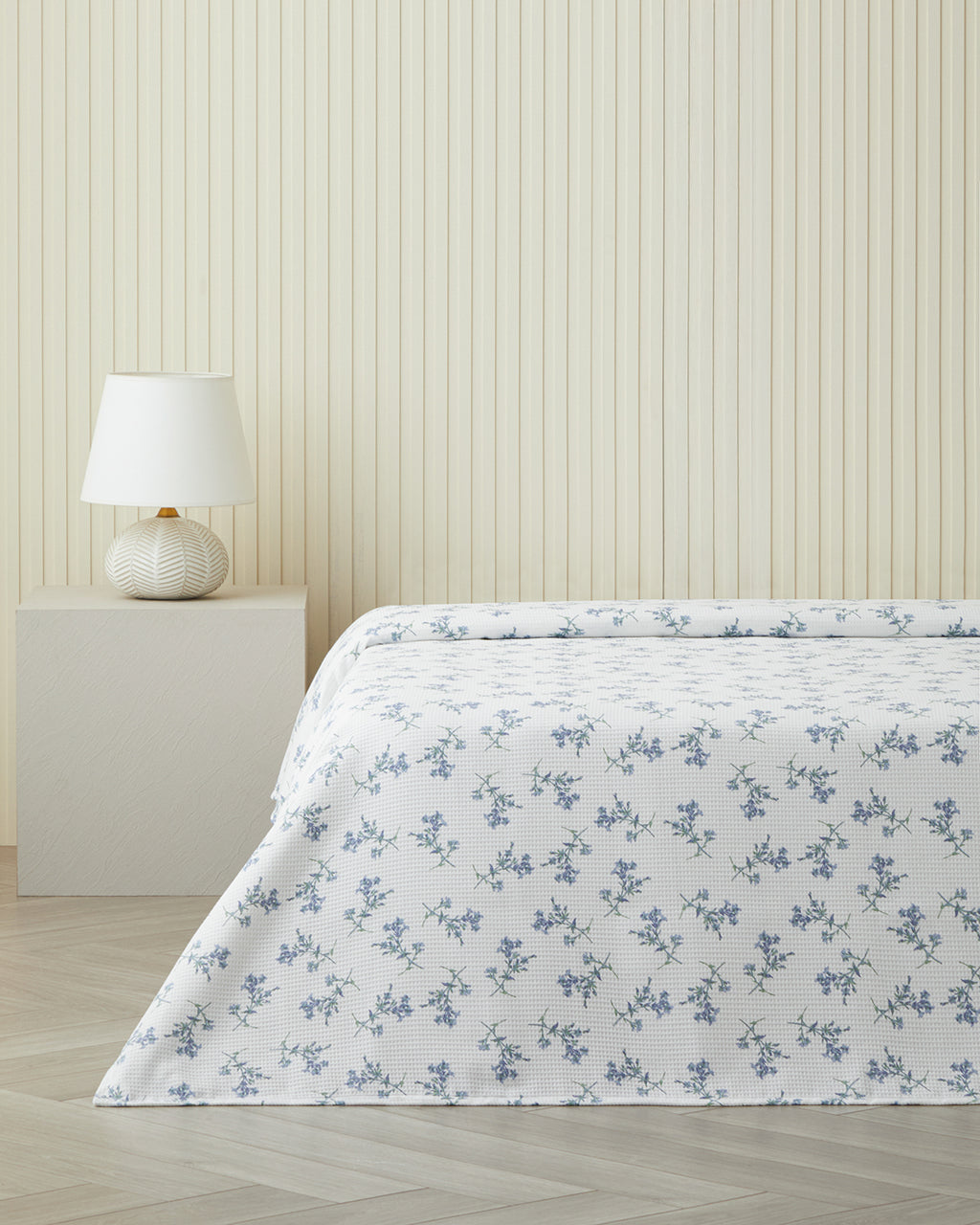 Blue Spring Summer Blanket Blue - Single 150x220 cm
