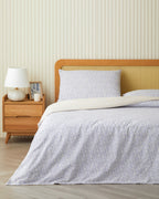Easy Iron Single Size Duvet Cover Set 160x220 cm Purple – Orange