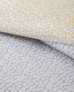 Easy Iron Single Size Duvet Cover Set 160x220 cm Purple – Orange (view 2)