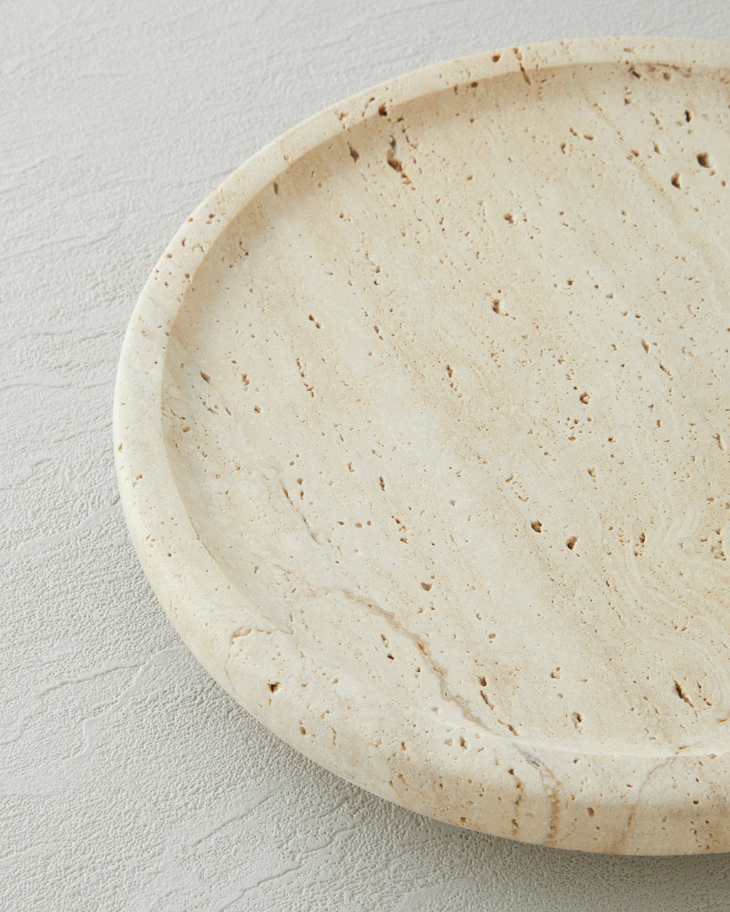 Travertine Cake Stand 25 cm Natural (view 2)