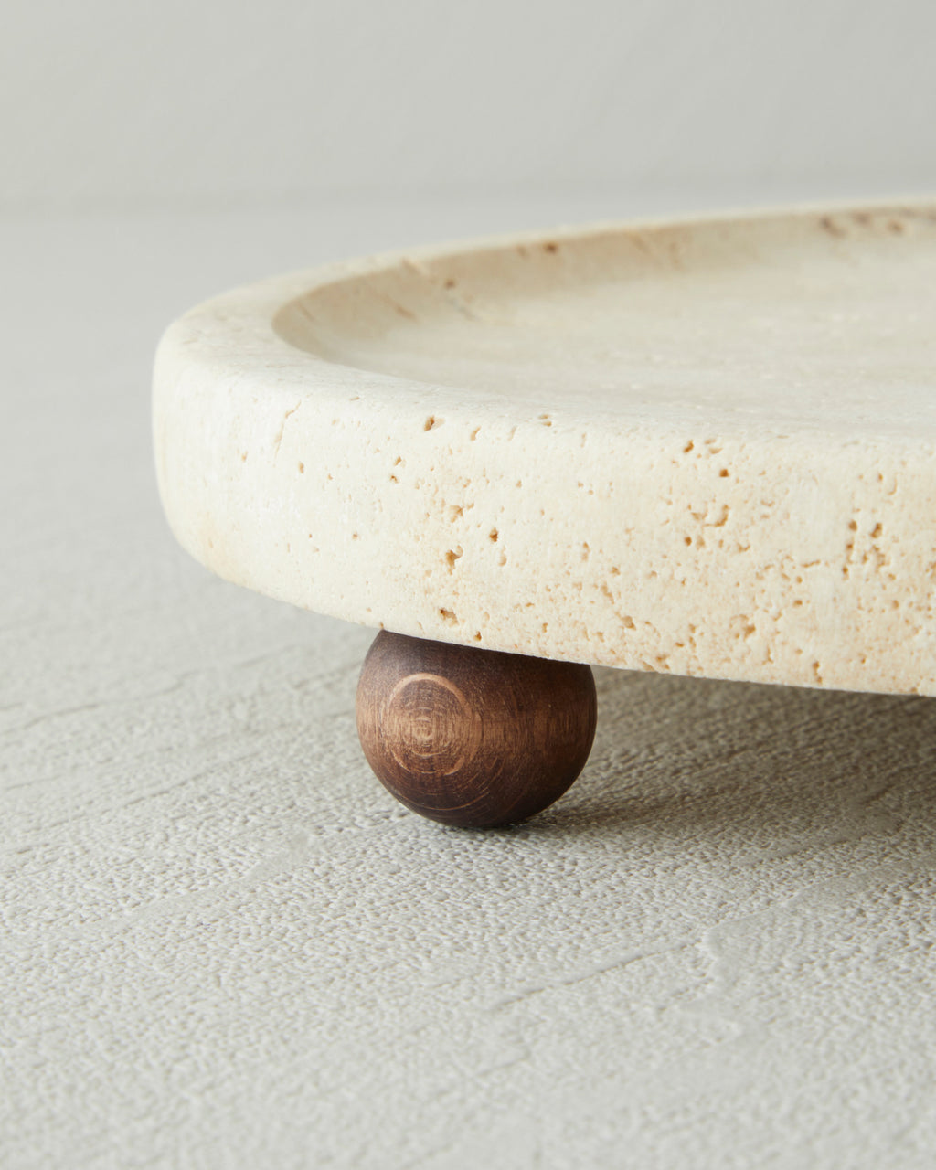 Travertine Cake Stand 25 cm Natural (view 3)