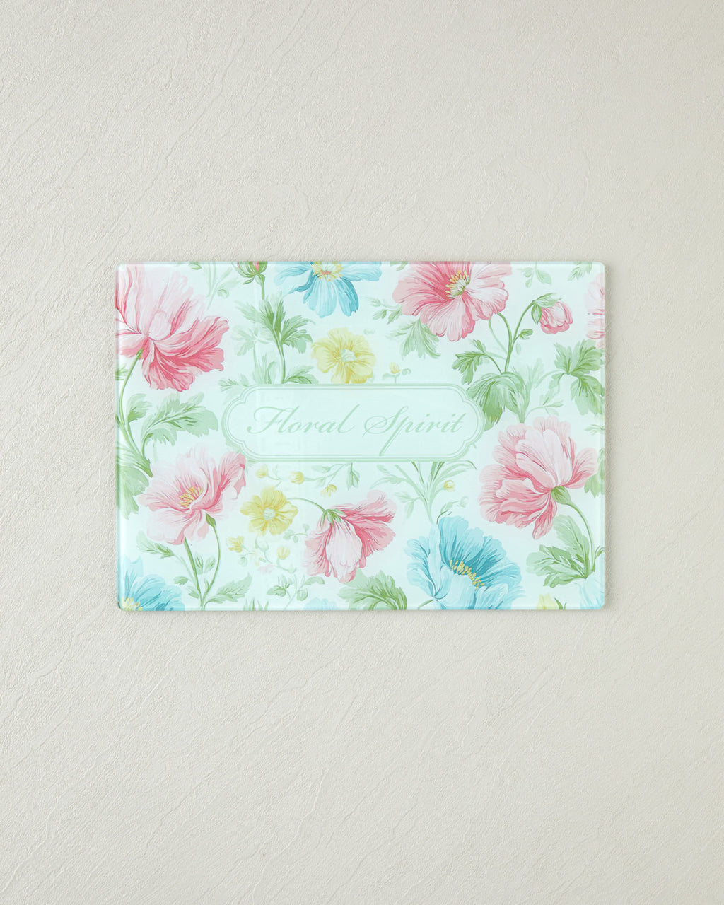 Glass Cutting Board 25x35 cm Pink - Blue