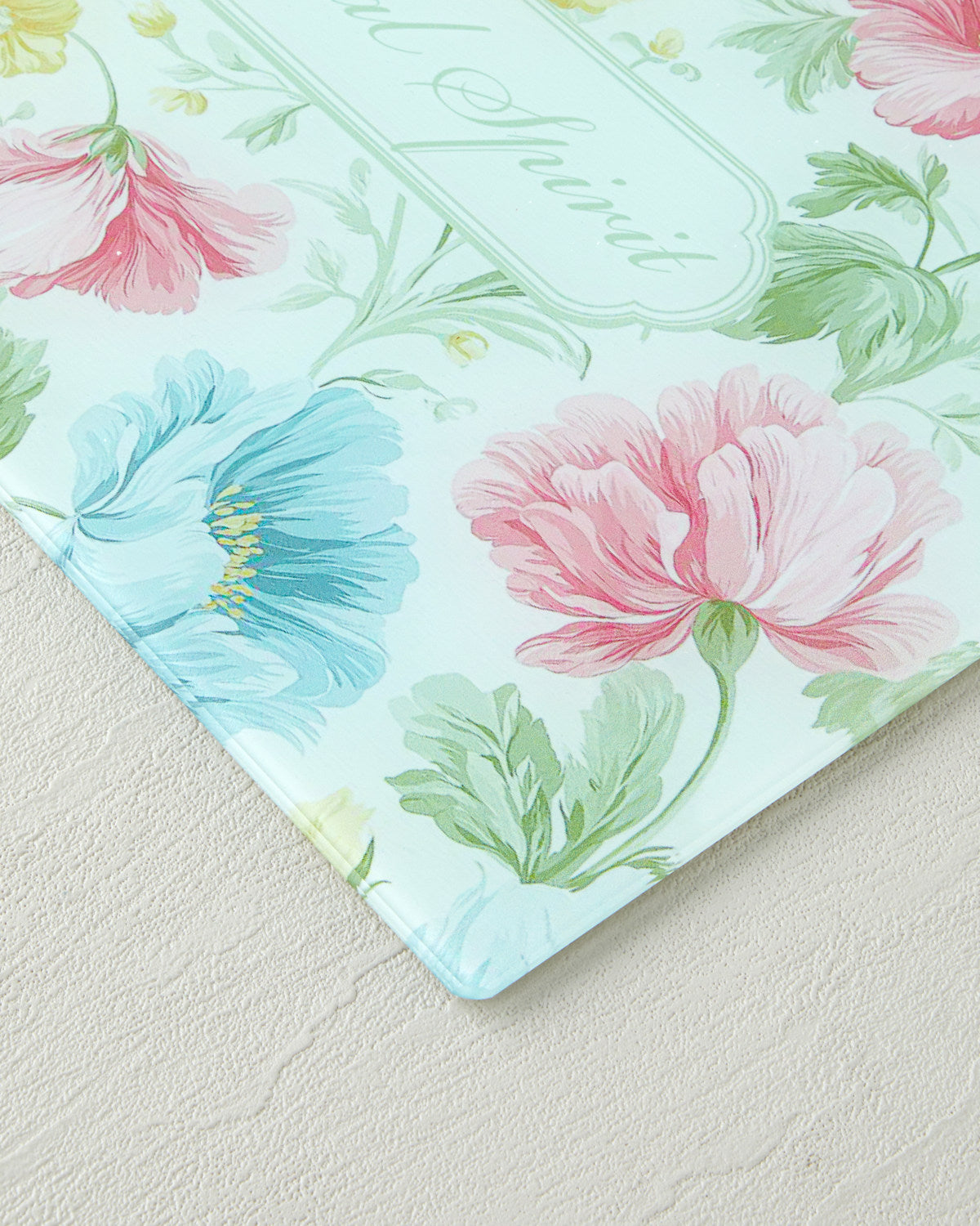 Glass Cutting Board 25x35 cm Pink - Blue (view 2)