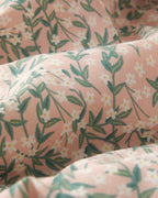 Easy Iron Single Size Duvet Cover Set 160x220 cm Pink - Green (view 5)