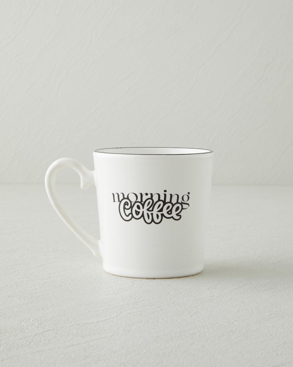 Ceramic Mug 330 ml Black - White