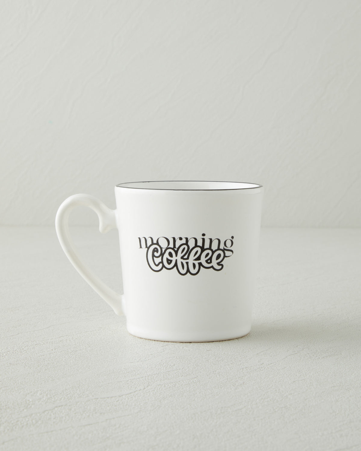 Ceramic Mug 330 ml Black - White